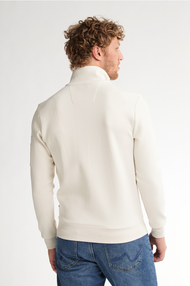 HALF ZIP SWEATER PRAIRIE DU CHIEN M 3050 SWC364 0112 Seashell